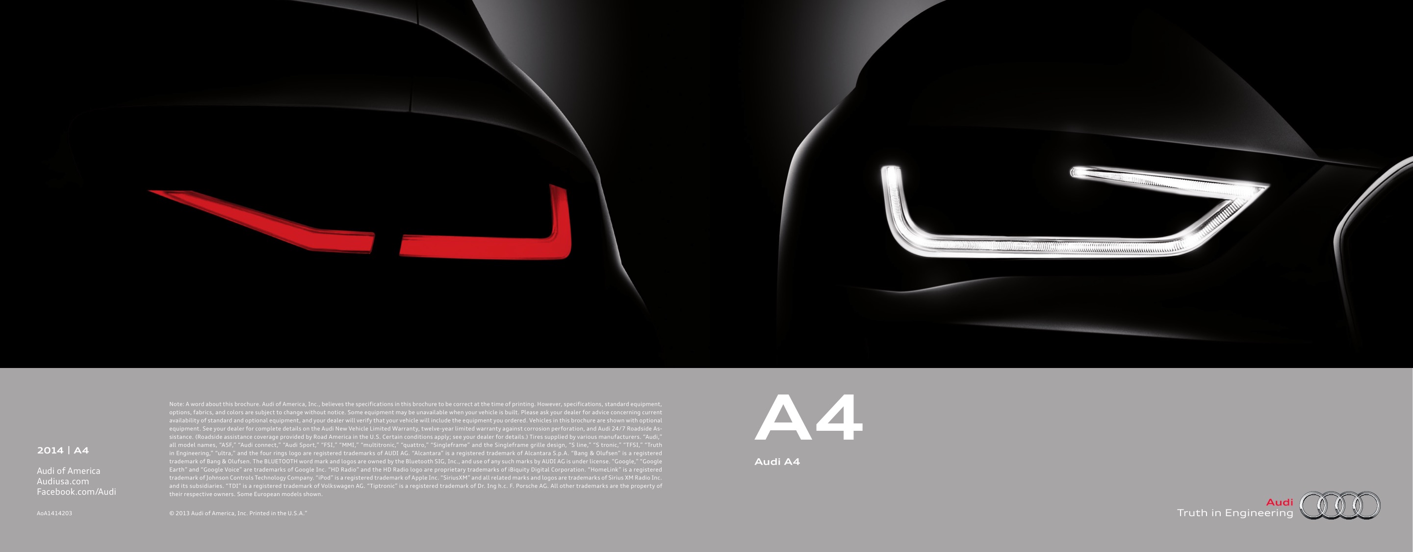 2014 Audi A4 Brochure